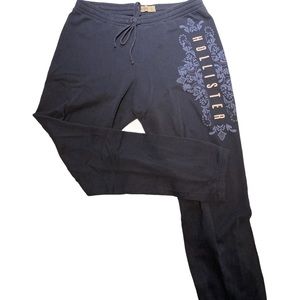 Navy hollister sweatpants